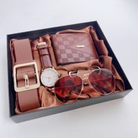 Montres mécaniques de haute qualité avec logo personnalisé EYKI, ensemble avec boîte, bracelet en cuir pour homme, montre automatique, ensemble de bracelets en cuir