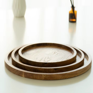 Plateau de service en bois artisanal de qualité, un objet intemporel pour les besoins de service, fabriqué à la main en Inde à prix avantageux - Product Image 1