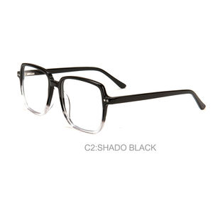 Montures optiques carrées Acatate de haute qualité unisexe à la mode T-f2034 vente en gros de montures de lunettes fabricants de lunettes - Product Image 3