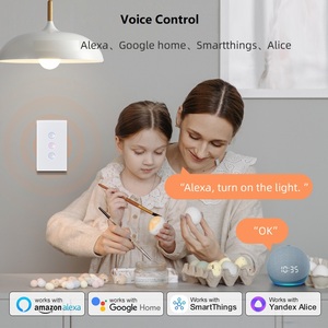 Tuya ZigBee thông minh màn hình cảm ứng tường thiết bị chuyển mạch 1,2,34 gang 2.5D Dent 120 loại ZigBee Thiết bị chuyển mạch ứng dụng điều khiển, hẹn giờ, điều khiển bằng giọng nói - Product Image 6
