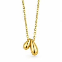 Collier en argent sterling S925 avec pendentif goutte d'eau pour femme, idéal pour le quotidien et les fêtes, vente en gros