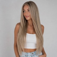 Extensions de cheveux en plumes tendance, légères, brillantes, naturelles, douces et soyeuses, fabriquées à la main à partir de cheveux humains, pour les spectacles sur scène.