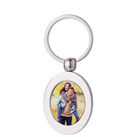 Porte-clés de haute qualité en gros d'usine porte-clés par sublimation porte-clés vierge par sublimation