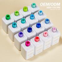 Vernis Gel Sans HEMA & TPO 15ml Soak-Off UV/LED Longue Durée Style Français Designer Marque Privée OEM/ODM Vente en Gros pour Salons