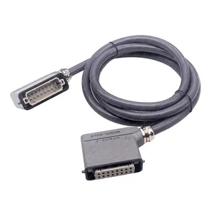 Cable conector resistente al agua de 16 pines con enchufe HARTING para máquina de moldeo por inyección - Product Image 1