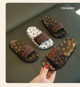 Hot-Selling Datar Anak-anak Sandal Bayi Perempuan Wanita Terbaru Desain Non Slip Sepatu Anak Lucu 3d Printing Anak Sandal