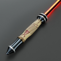 Nexussaber, la lame de Talzin, avec poignée métallique, LED rechargeable, lame Neopixel, verrouillage FOC, robuste, pour duels, contrôle par application