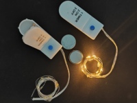 Lampu LED Kawat Tembaga Bertenaga Baterai CR2032 dengan Fungsi Timer, Lampu Peri Mini untuk Kotak Hadiah, Stoples, Dekorasi Pesta Pernikahan