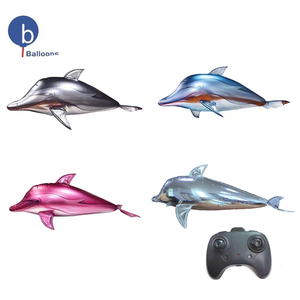 Wholesale <strong>Dolphin</strong> Shaped <strong>Flying</strong> RC Balloon Party Animal Decoration for Christmas and Valentine's Day Birthday Celebrations - Product Image 5