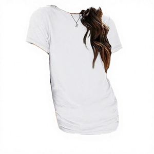 Luxury Rhinestone Flower <b>Women</b> <b>Tops</b> Shinny Diamond Floral Green Leaf T Shirts Double-layer Breathable <b>Mesh</b> T-shirt - Product Image 2
