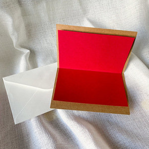 Tarjeta de Felicitación de Papel Kraft con Corazón Recortado con Láser, Tarjeta de Agradecimiento para Días Festivos, San Valentín, Día de la Madre - Product Image 3