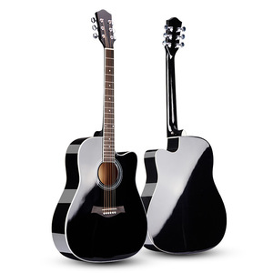 <span class=keywords><strong>Guitarra</strong></span> Acústica de 41 Pulgadas al por Mayor, Kit de Iniciación para Principiantes, <span class=keywords><strong>Guitarra</strong></span> Acústica de Tamaño Completo con Funda, Afinador y Capo para Adultos y Adolescentes - Product Image 2