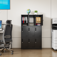 Armoire de rangement en acier durable, armoire métallique, armoire de rangement de bureau