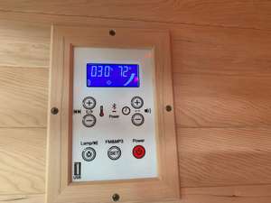 صندوق كهربائي أسود ساونا بالأشعة تحت الحمراء ، والإمداد بالطاقة - Product Image 5