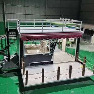Caja de coche contenedor modificada 2025, nuevo concepto de exhibición de coche contenedor, barra de contenedor de envío de lujo, restaurante de comida rápida - Product Image 3
