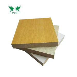 Two sides of melamine laminated mdf hdf of competitive price