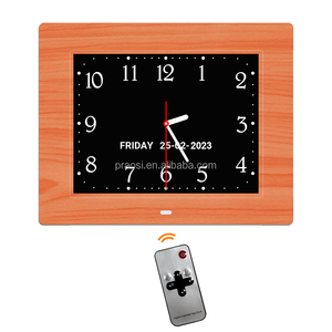 최고 품질 8 "디지털 사진 프레임 달력 시계 약물 알림 디지털 및 아날로그 알츠하이머 치매 시계 달력 - Product Image 6