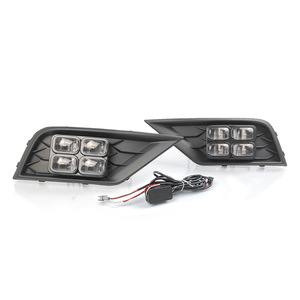 Feux de jour à LED Volkswagen Tiguan L 2017-2021, feux antibrouillard à quatre yeux avec faisceau de câblage - Product Image 1