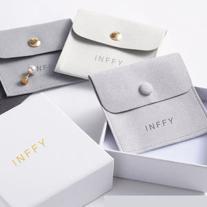 Eco Friendly Luxury Small <b>Gift</b> Jewelry Packaging Cardboard <b>Box</b> Hot Sale Custom Logo Mini <b>Necklace</b> Magnetic Closure - Product Image 2