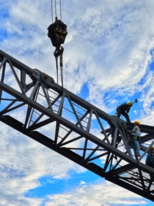 Chuyên nghiệp <span class=keywords><strong>luffing</strong></span> JIB cẩu tháp cho không gian chật hẹp, 18 tấn tải, 120m JIB, độ chính xác cao, CE chứng nhận - Product Image 3