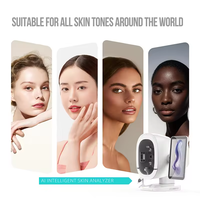 Best Rank Skin Analyzer Machine Facial Diagnostic Instrument Facial Moisture Test Facial Analysis 3d Skin Analysis Machine