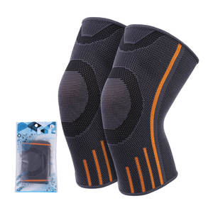 Rodilleras de Compresión Tejidas con Logotipo OEM, Rodilleras Suaves y Duraderas, Doble Antideslizante, Alta Elasticidad, Soporte de Rodilla de Nailon - Product Image 3
