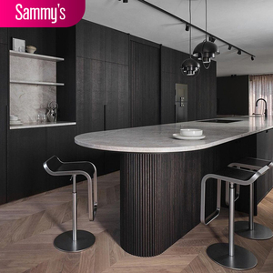 Sammys itibar üreticisi özel küçük mutfak tasarımı daire projesi toptan mutfak fiyat Modern mutfak dolapları - Product Image 1