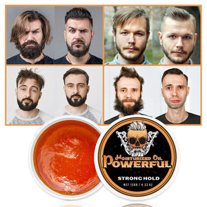 Stile di <span class=keywords><strong>capelli</strong></span> su misura in Gel <span class=keywords><strong>Pomade</strong></span> stile <span class=keywords><strong>capelli</strong></span> da uomo prodotto bordo controllo <span class=keywords><strong>capelli</strong></span> pomata cera per gli uomini - Product Image 4
