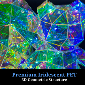 Ours en peluche holographique LED personnalisé contrôlé par USB, cadeaux écologiques, effet cristal 3D, décor artisanal irisé - Product Image 5