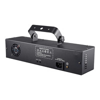 Alison Projecteur de Scène LED 6-en-1 10W avec Son et Télécommande pour DJ/KTV - Éclairage Laser Coloré à Faisceau et Stroboscope AC110V-240V