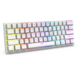 Teclado Mecánico para Juegos con Cable, Retroiluminación RGB, Mini Teclado con Teclas Multimedia, Ultracompacto de 61 Teclas, ¡Oferta! 60% de Descuento - Product Image 1