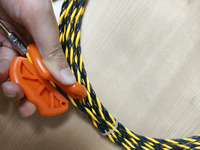 Tire-câble 3-6 mm avec protège-main antidérapant auxiliaire pour électricien, support de préhension pour le tirage de câbles