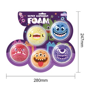 Nuevo Juguete Sensorial No Tóxico para Hacer Manualidades, Lodo de Nieve de Perlas Coloridas, Espuma Supermodeladora, Slime y Masilla para Niños con Textura de Espuma - Product Image 4