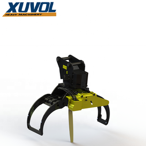 Scie à grappin hydraulique XUVOL 180W 20-25 tonnes pour excavatrice, attache pour machines forestières, coupe-bois, machines à couper les arbres - Product Image 5
