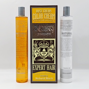 L'GOGITBGB Crema Colorante per Capelli Nera 500ML, Azione Rapida in 15 Minuti, Uso Professionale da Salone, Senza Ammoniaca, Delicata sul Cuoio Capelluto, Semi-<span class=keywords><strong>Permanente</strong></span> - Product Image 4