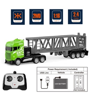 AiJH 1:16 RC Truck Trailer Toys 2.4G Radio Control Truck Tractor Remote Control Car Rc Car Toys - Product Image 4