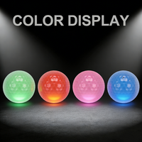 Usine OEM, vente en gros, balles de golf LED rechargeables à 6 couleurs, luminescence nocturne, éclairage pour entraînement nocturne, sports de plein air, entraînement en vrac