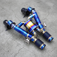 Sistem Knalpot BOSKA Performance Grade 5 Titanium Ketebalan Dinding 1.2mm untuk McLaren Artura Spider 3.0T 2023-2025 OEM Elektronik