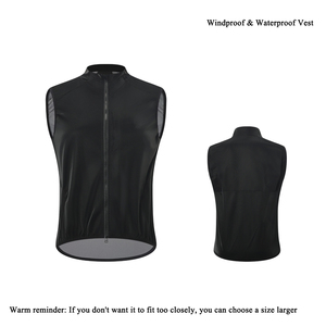 Unisex Waterproof Windproof Sunproof Custom Logo MTB Cycling Vest Lightweight Cycling Top for <b>Road</b> Bike Outdoor Commuting - Product Image 2