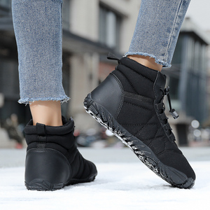 Bottes de neige personnalisables antidérapantes et imperméables pour homme et <span class=keywords><strong>femme</strong></span>, avec semelle intermédiaire en peluche et doublure en coton, chaussures de voyage pieds nus pour la randonnée - Product Image 4