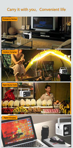 Открытый источник питания 200 ватт портативный 60000 мАч <span class=keywords><strong>Power</strong></span> Bank Кемпинг электростанция для мобильного телефона - Product Image 4