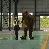 Costumes de dinosaures animatroniques réalistes et personnalisés pour jeux avec les enfants en parc