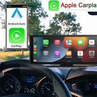 Radio de coche portátil Trolink de 10,26 pulgadas, CarPlay inalámbrico y pantalla de Android Carplay, Color negro, AUX/FM, compatible con tarjeta TF