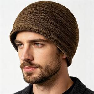 <span class=keywords><strong>Bonnet</strong></span> d'hiver doublé <span class=keywords><strong>polaire</strong></span>, épaissi, chaud, double couche, tricoté, pour le <span class=keywords><strong>sport</strong></span> et la protection solaire, pour femmes et hommes - Product Image 1
