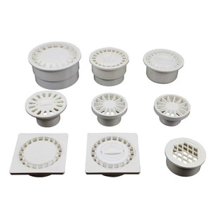 Drain de sol en PVC de forme carrée avec connexion filetée pour salle de bain, cuisine, balcon, drainage de toit - Product Image 5