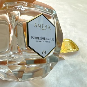 Custom Aluminum Perfume Nameplate For <b>Glass</b> <b>Bottles</b> Curved <b>Vintage</b> Style Offset Screen Printing Package Label - Product Image 1