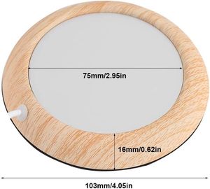 Chauffe-tasse électrique USB en fer, plaque chauffante pour tasse à café, gadgets de bureau en grain de bois pour la maison <span class=keywords><strong>et</strong></span> le bureau - Product Image 5