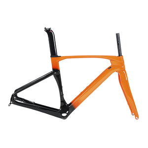 <span class=keywords><strong>Cadre</strong></span> <span class=keywords><strong>de</strong></span> vélo <span class=keywords><strong>de</strong></span> route GRAVEL personnalisé en fibre <span class=keywords><strong>de</strong></span> carbone avec peinture dégradée pour vélo tout-terrain - Product Image 3