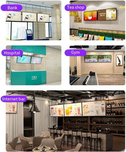 55 inch HD Màn hình LCD Treo tường treo hiển thị kỹ thuật số điện tử bảng menu cho nhà hàng cafe cửa hàng quảng cáo - Product Image 5