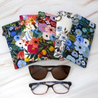 Sac de rangement pour lunettes de soleil personnalisé en gros avec logo, portable, à fermeture automatique, en néoprène, pochette pour verres de lunettes